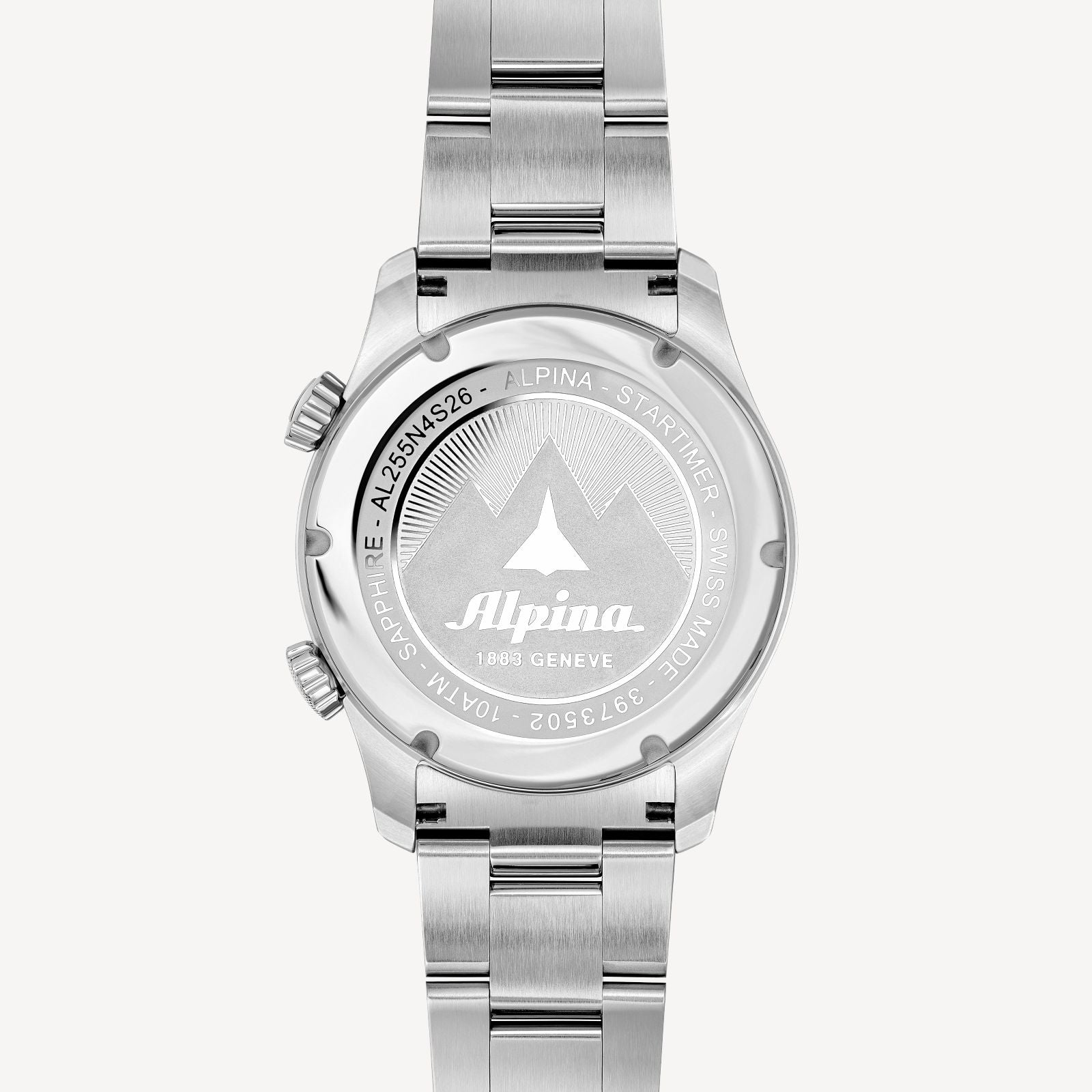 New ALPINA AL-255B4S26B Startimer Pilot Quartz Worldtimer Mens watch.